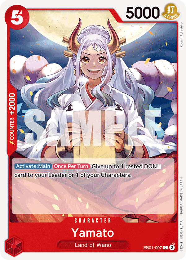 Yamato · Extra Booster: Memorial Collection · カード番号EB01-007 · 英語 · 加工・状態は未確認