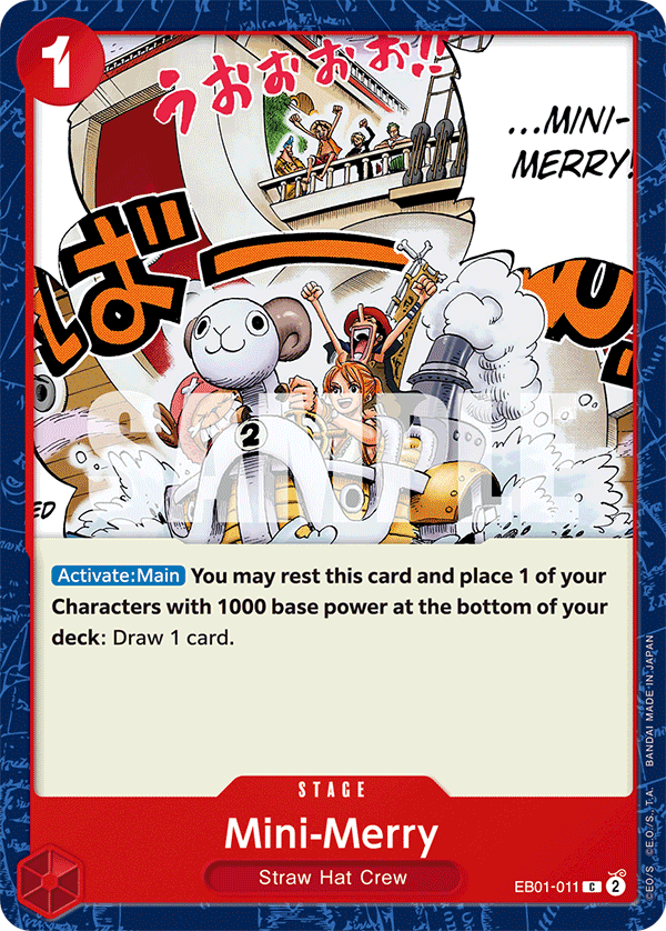 Mini-Merry · Extra Booster: Memorial Collection · カード番号EB01-011 · 英語 · 加工・状態は未確認