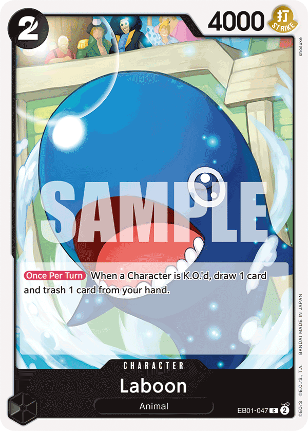 Laboon (047) · Extra Booster: Memorial Collection · カード番号EB01-047 · 英語 · 加工・状態は未確認