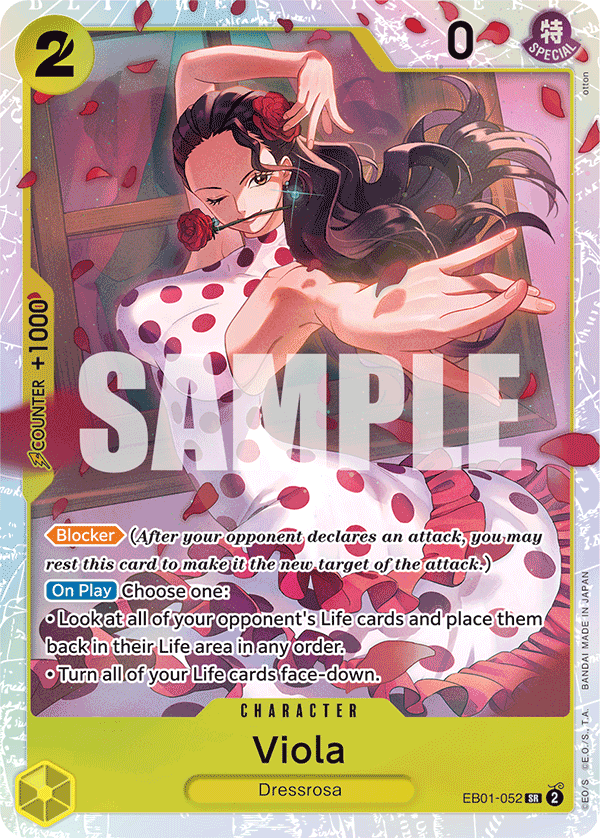 Viola · Extra Booster: Memorial Collection · カード番号EB01-052 · 英語 · 加工・状態は未確認