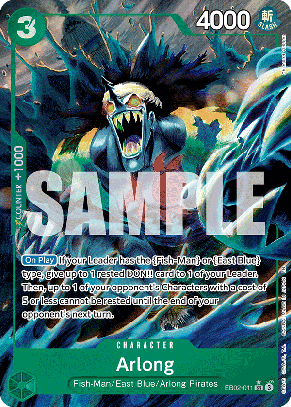 Arlong (Alternate Art) · Extra Booster: Anime 25th Collection · カード番号EB02-011 · 英語 · 加工・状態は未確認