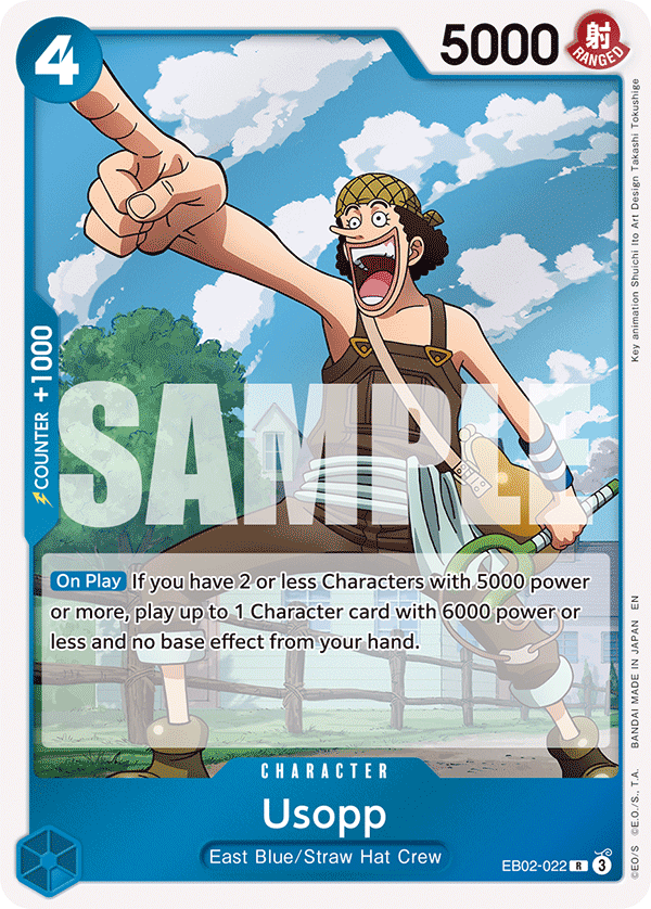 Usopp · Extra Booster: Anime 25th Collection · カード番号EB02-022 · 英語 · 加工・状態は未確認