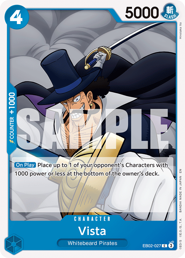 Vista · Extra Booster: Anime 25th Collection · カード番号EB02-027 · 英語 · 加工・状態は未確認