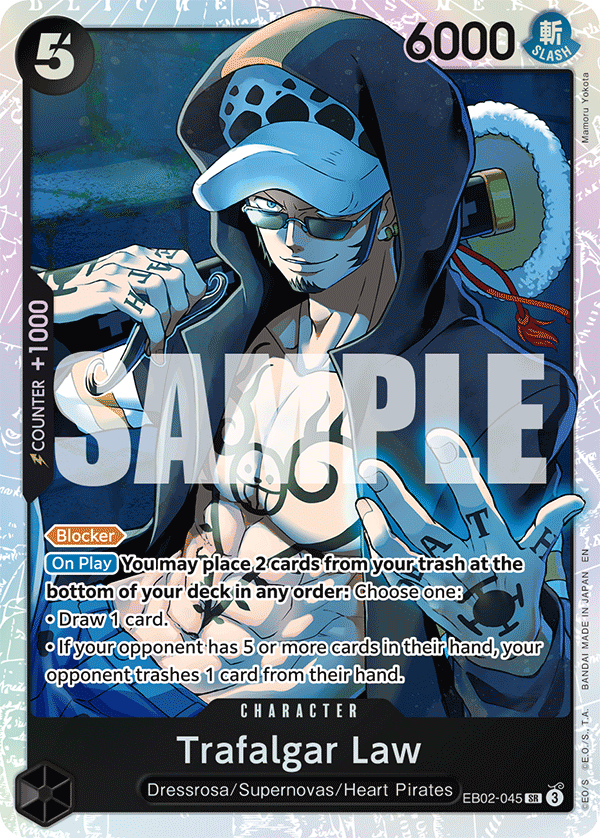 Trafalgar Law · Extra Booster: Anime 25th Collection · カード番号EB02-045 · 英語 · 加工・状態は未確認