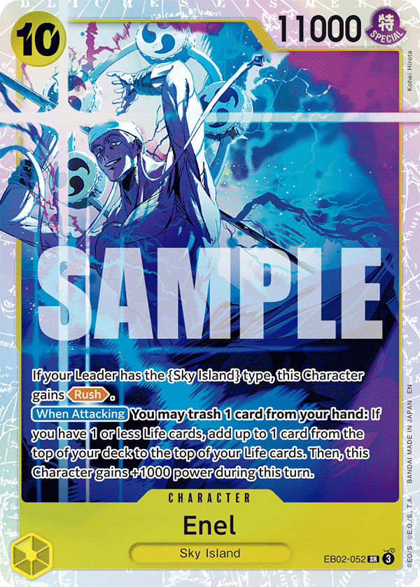 Enel · Extra Booster: Anime 25th Collection · カード番号EB02-052 · 英語 · 加工・状態は未確認