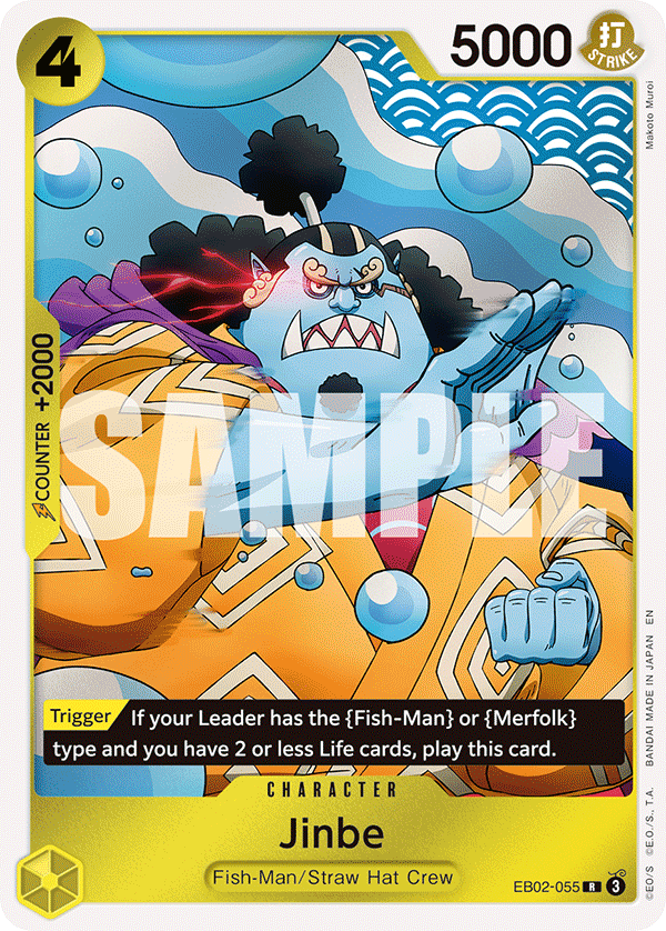 Jinbe · Extra Booster: Anime 25th Collection · カード番号EB02-055 · 英語 · 加工・状態は未確認