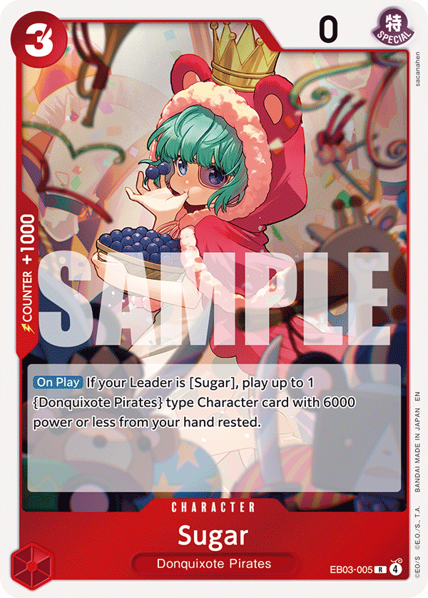Sugar · Extra Booster: One Piece Heroines Edition · カード番号EB03-005 · 英語 · 加工・状態は未確認