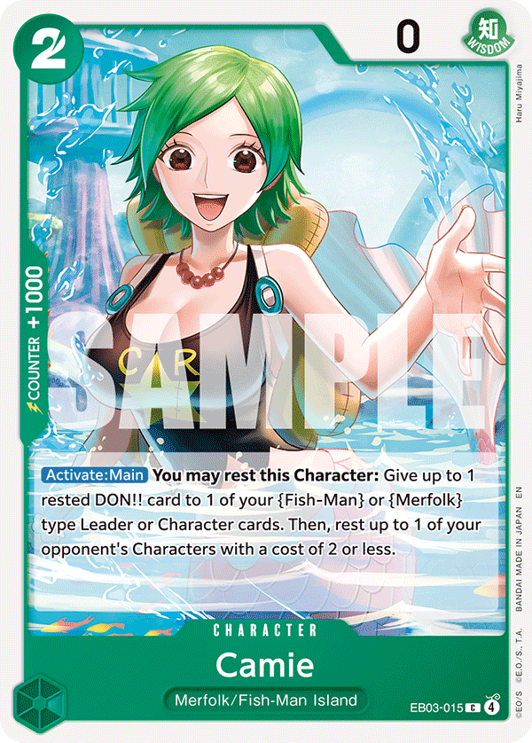 Camie · Extra Booster: One Piece Heroines Edition · カード番号EB03-015 · 英語 · 加工・状態は未確認