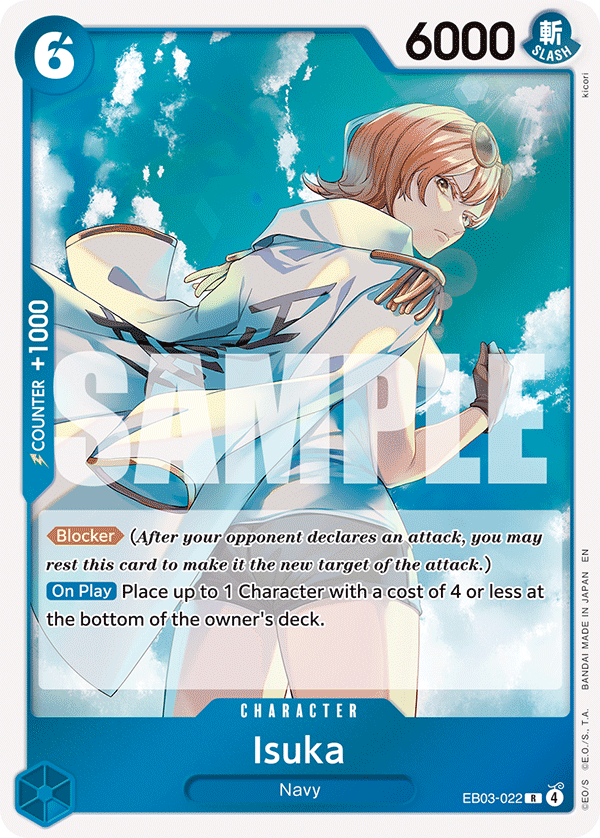 Isuka · Extra Booster: One Piece Heroines Edition · カード番号EB03-022 · 英語 · 加工・状態は未確認