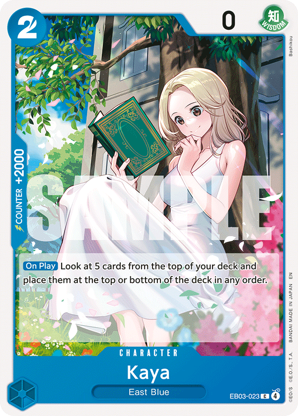 Kaya · Extra Booster: One Piece Heroines Edition · カード番号EB03-023 · 英語 · 加工・状態は未確認