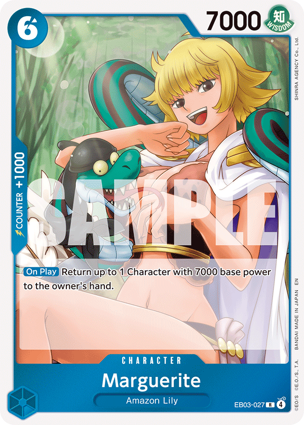 Marguerite · Extra Booster: One Piece Heroines Edition · カード番号EB03-027 · 英語 · 加工・状態は未確認