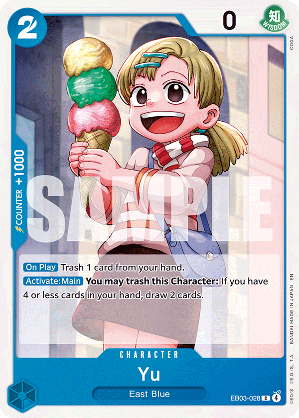 Yu · Extra Booster: One Piece Heroines Edition · カード番号EB03-028 · 英語 · 加工・状態は未確認