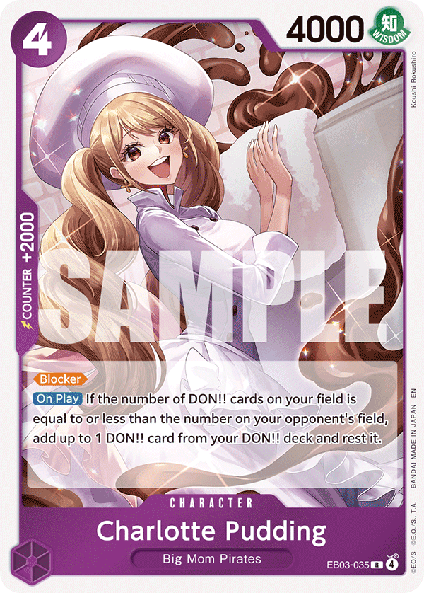 Charlotte Pudding · Extra Booster: One Piece Heroines Edition · カード番号EB03-035 · 英語 · 加工・状態は未確認