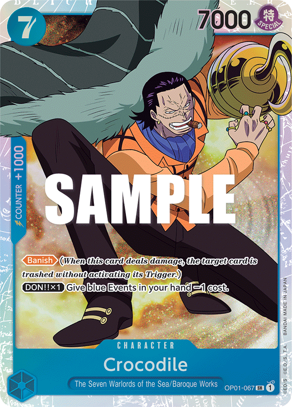 Crocodile (067) · Romance Dawn · カード番号OP01-067 · 英語 · 加工・状態は未確認
