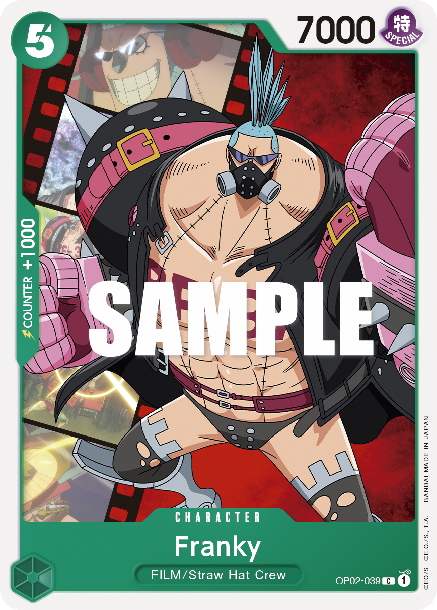 Franky · Paramount War · カード番号OP02-039 · 英語 · 加工・状態は未確認