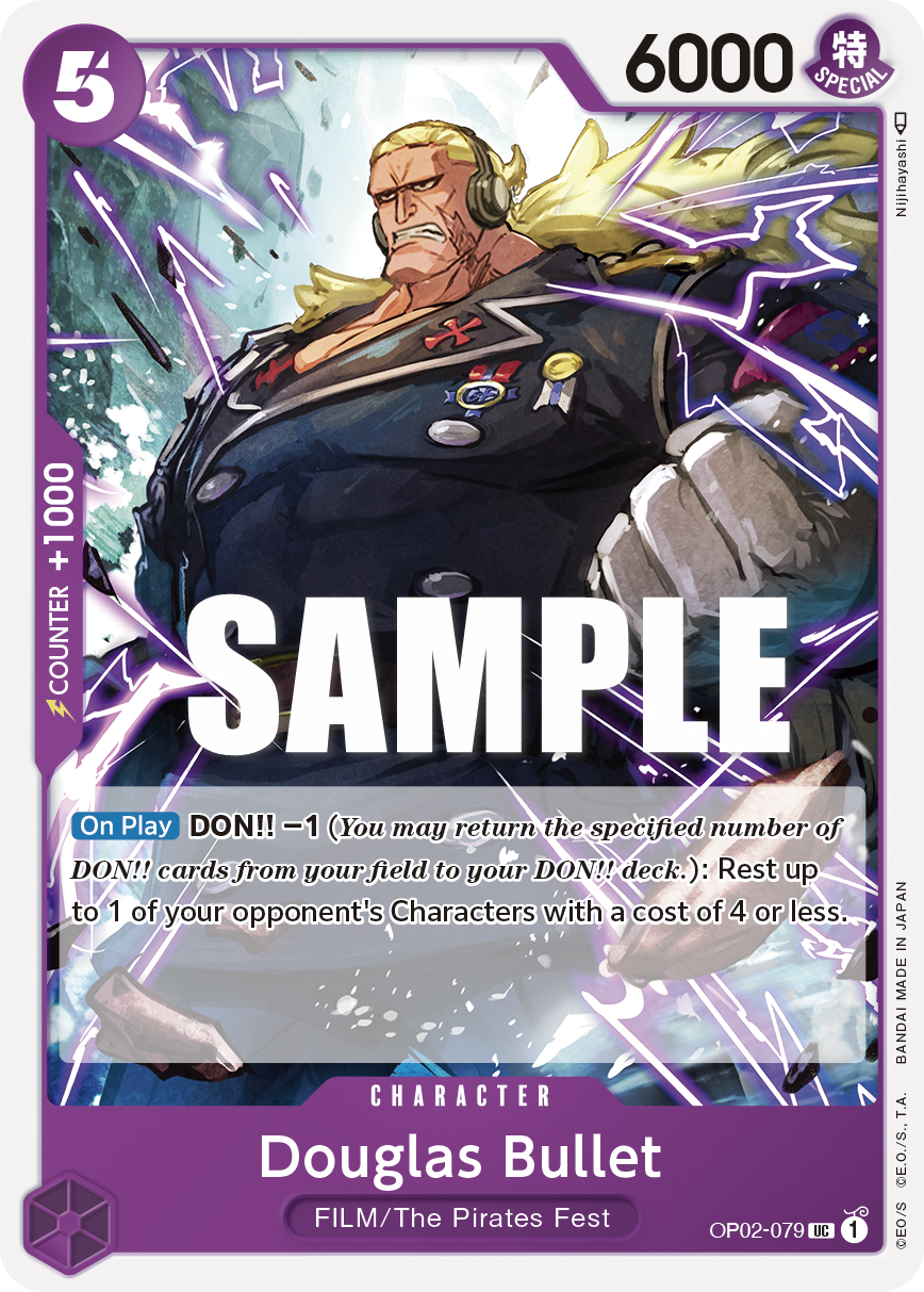 Douglas Bullet · Paramount War · カード番号OP02-079 · 英語 · 加工・状態は未確認