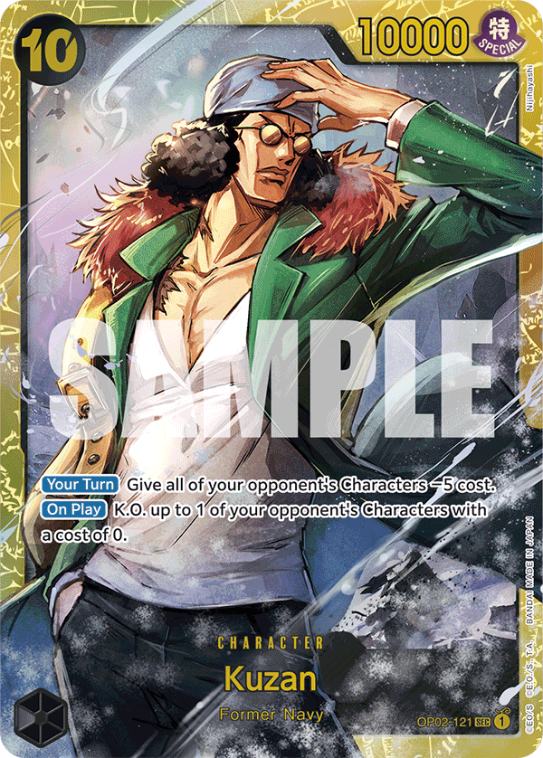 Kuzan (OP02-121) (Reprint)