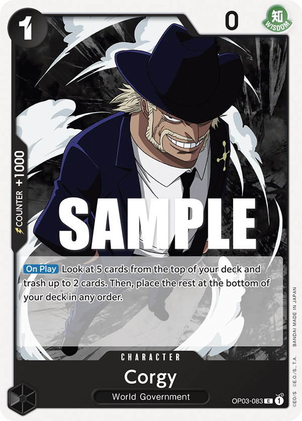 Corgy · Pillars of Strength · カード番号OP03-083 · 英語 · 加工・状態は未確認