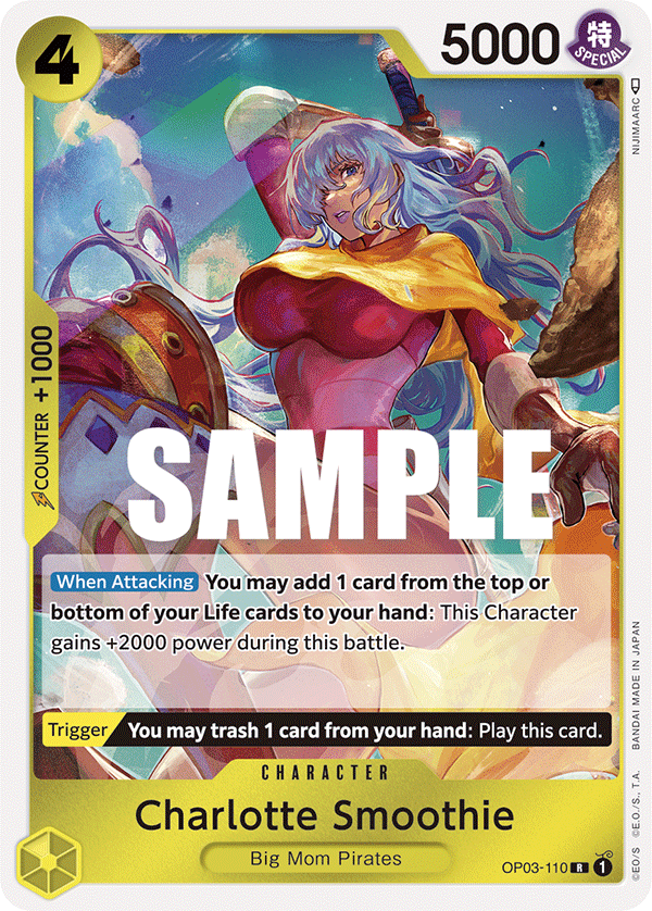Charlotte Smoothie · Pillars of Strength · カード番号OP03-110 · 英語 · 加工・状態は未確認