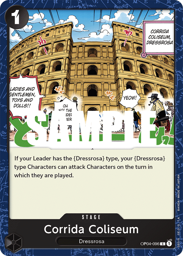 Corrida Coliseum · Kingdoms of Intrigue · カード番号OP04-096 · 英語 · 加工・状態は未確認