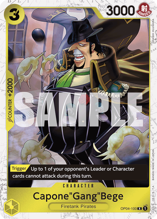 Capone"Gang"Bege (OP04-100) (Jolly Roger Foil)