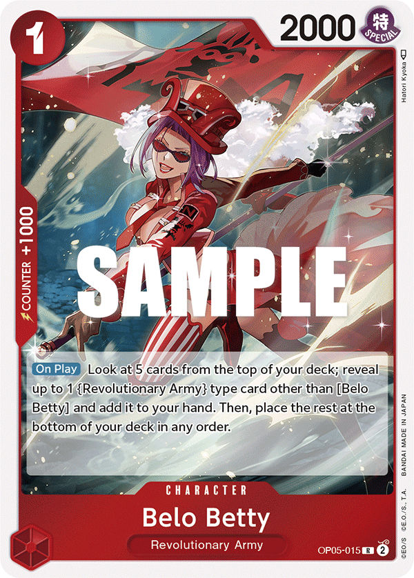 Belo Betty (015) · Awakening of the New Era · カード番号OP05-015 · 英語 · 加工・状態は未確認