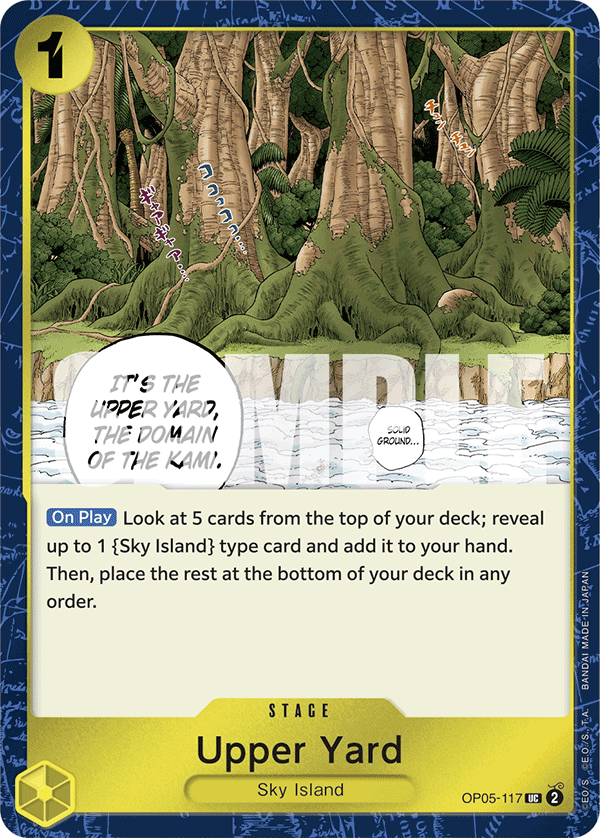 Upper Yard (Jolly Roger Foil) · Premium Booster -The Best- · カード番号OP05-117 · 英語 · 加工・状態は未確認