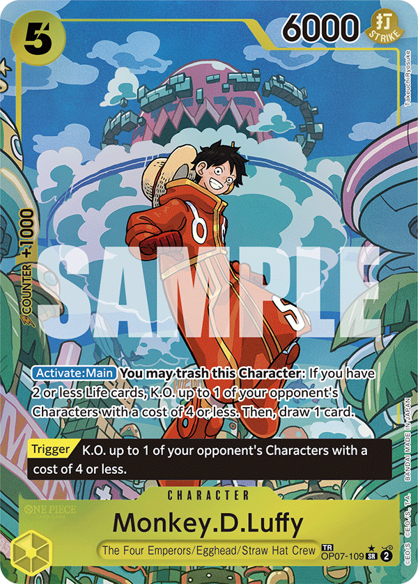 Monkey.D.Luffy (SP) · Two Legends · カード番号OP07-109 · 英語 · 加工・状態は未確認