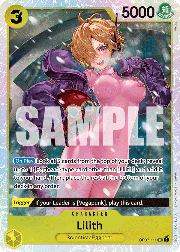 Lilith · 500 Years in the Future · カード番号OP07-111 · 英語 · 加工・状態は未確認
