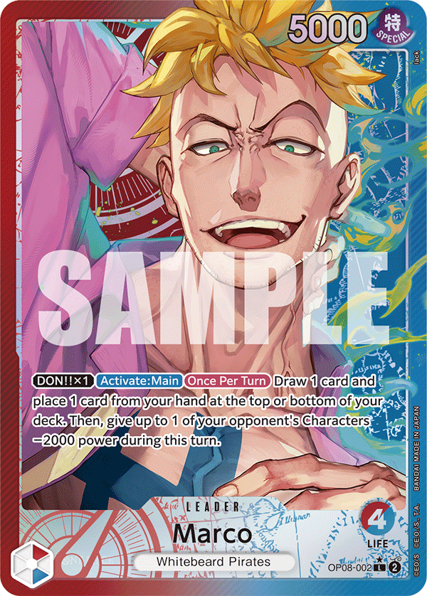 Marco (Parallel) · Two Legends · カード番号OP08-002 · 英語 · 加工・状態は未確認