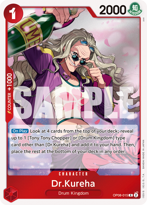 Dr.Kureha · Two Legends · カード番号OP08-015 · 英語 · 加工・状態は未確認
