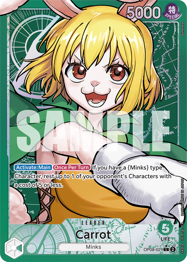 Carrot (021) (Parallel) · Two Legends · カード番号OP08-021 · 英語 · 加工・状態は未確認