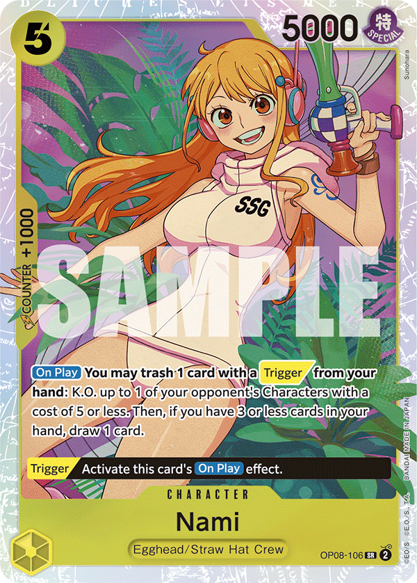 Nami · Two Legends · カード番号OP08-106 · 英語 · 加工・状態は未確認