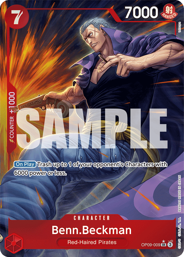 Benn.Beckman (Parallel) · Emperors in the New World · カード番号OP09-009 · 英語 · 加工・状態は未確認