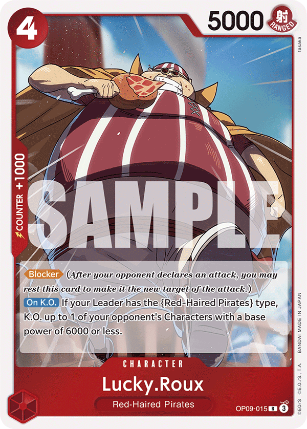Lucky.Roux · Emperors in the New World · カード番号OP09-015 · 英語 · 加工・状態は未確認