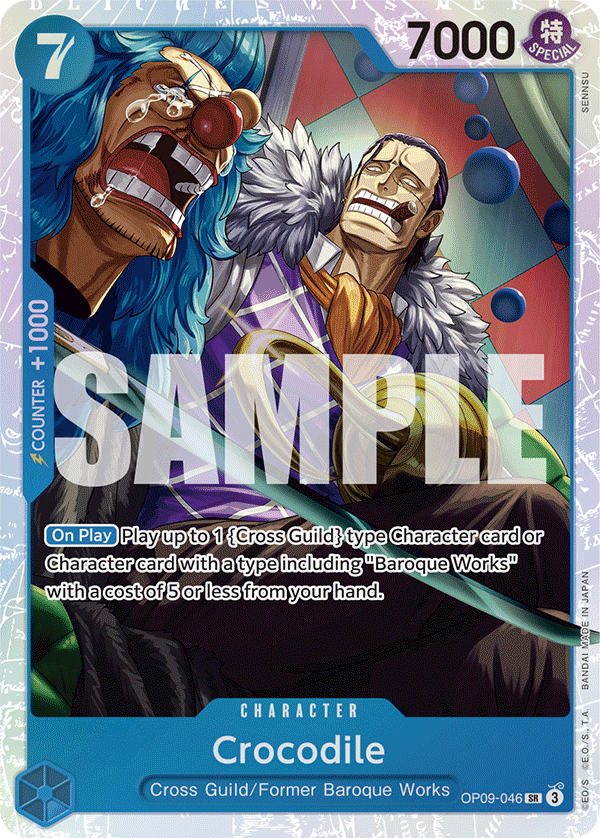 Crocodile (046) · Emperors in the New World · カード番号OP09-046 · 英語 · 加工・状態は未確認