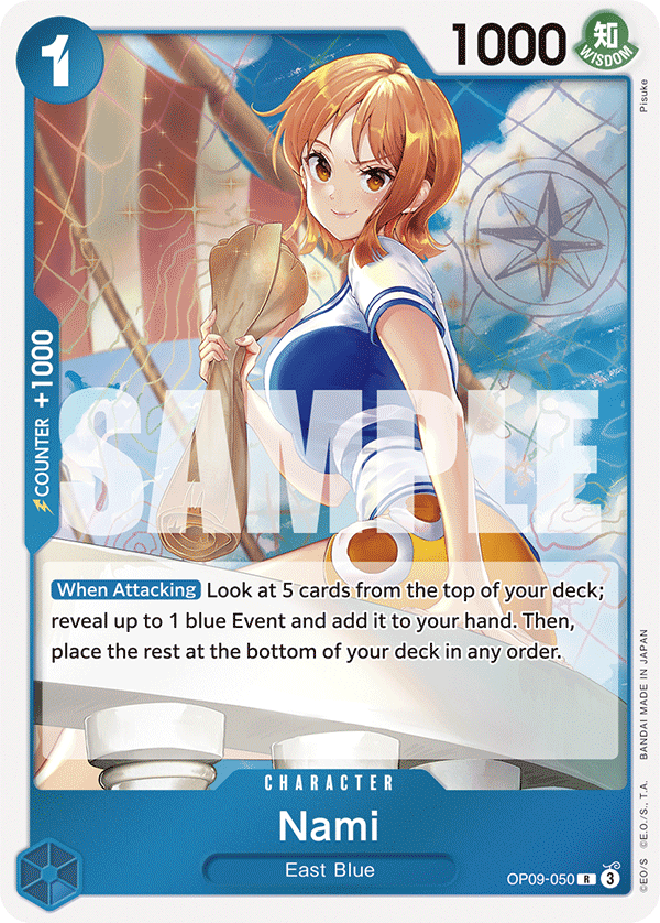 Nami (050) · Emperors in the New World · カード番号OP09-050 · 英語 · 加工・状態は未確認