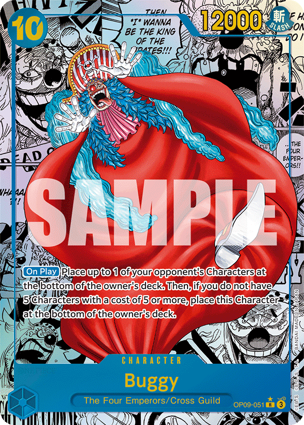 Buggy (051) (Manga) · Emperors in the New World · カード番号OP05-067 · 英語 · 加工・状態は未確認