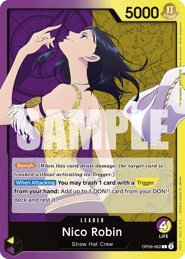 Nico Robin (062) · Emperors in the New World · カード番号OP09-062 · 英語 · 加工・状態は未確認