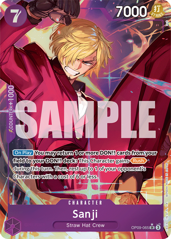 Sanji (065) (Parallel) · Emperors in the New World · カード番号OP09-065 · 英語 · 加工・状態は未確認