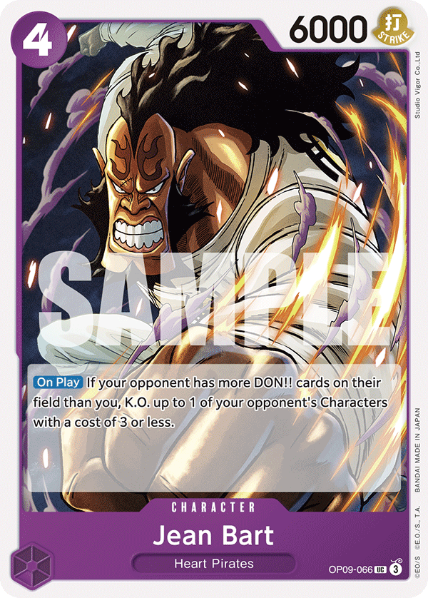 Jean Bart · Emperors in the New World · カード番号OP09-066 · 英語 · 加工・状態は未確認