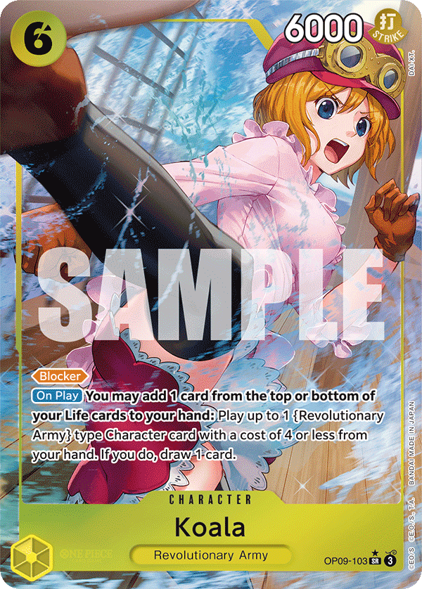 Koala (Parallel) · Emperors in the New World · カード番号OP09-103 · 英語 · 加工・状態は未確認