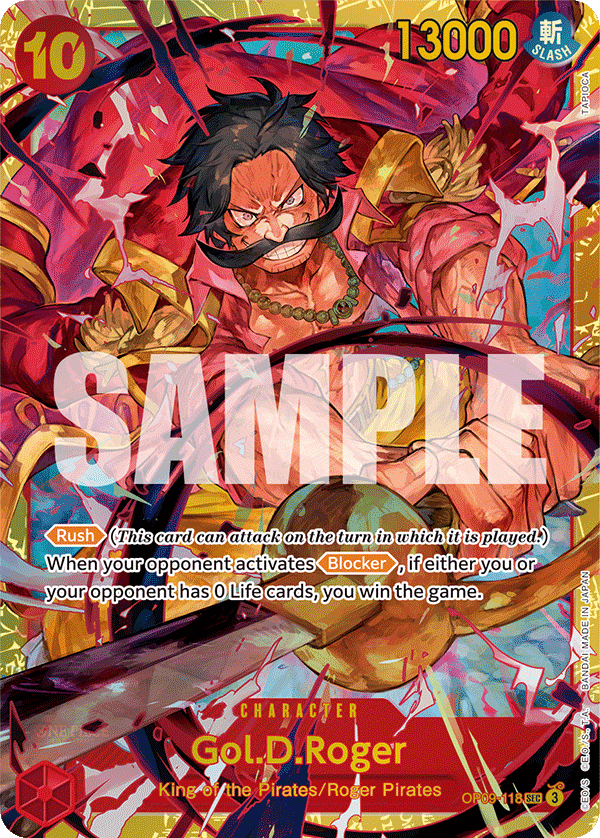 Gol.D.Roger · Emperors in the New World · カード番号OP09-118 · 英語 · 加工・状態は未確認