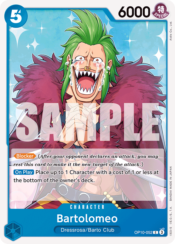 Bartolomeo · Royal Blood · カード番号OP10-052 · 英語 · 加工・状態は未確認