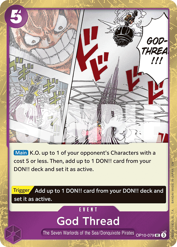 God Thread (Pirate Foil) · Premium Booster -The Best- Vol. 2 · カード番号OP10-079 · 英語 · 加工・状態は未確認