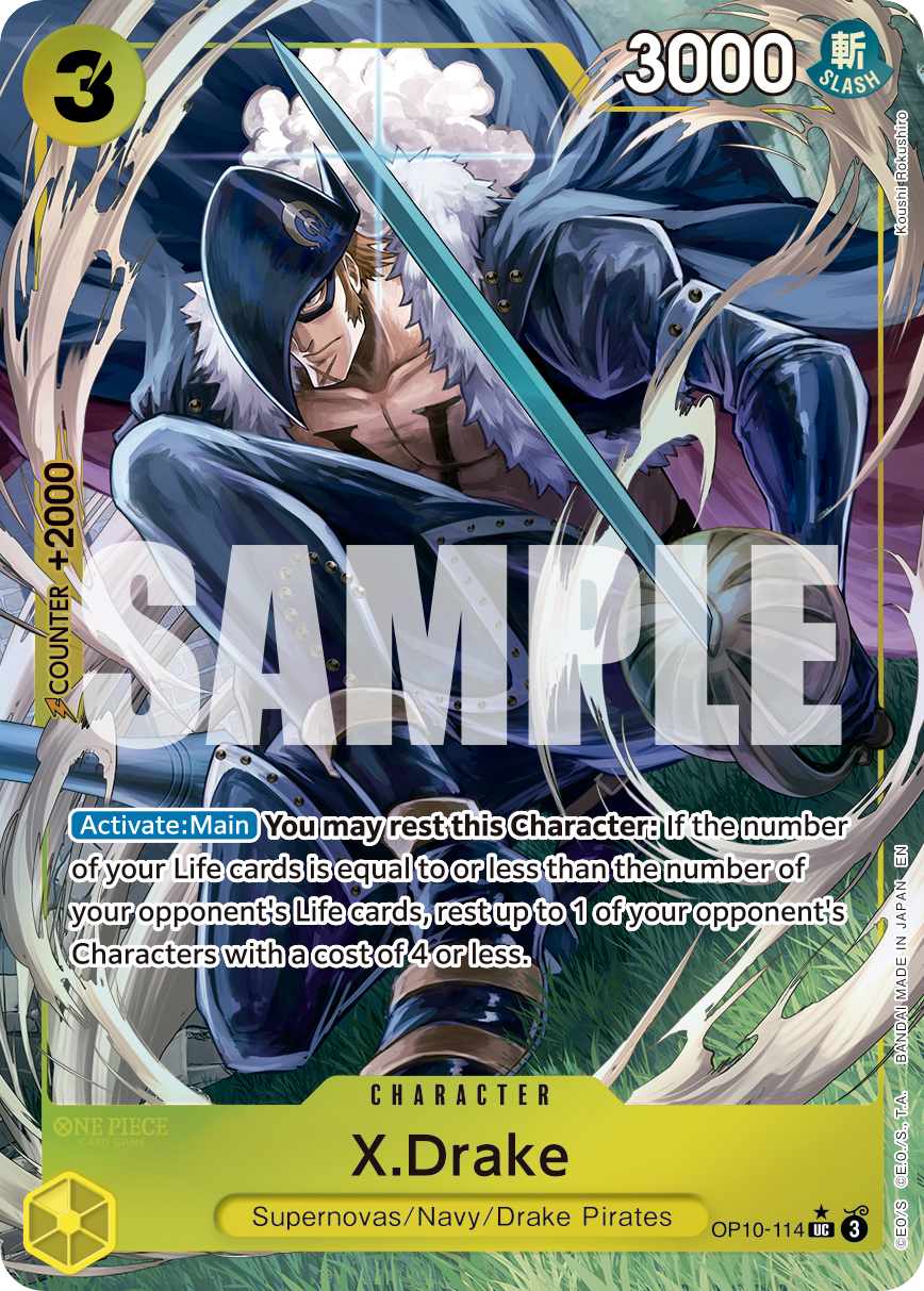 X.Drake (Alternate Art) · Premium Booster -The Best- Vol. 2 · カード番号OP10-114 · 英語 · 加工・状態は未確認