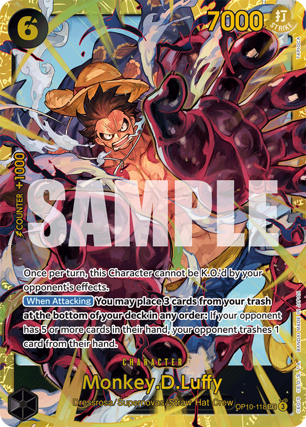 Monkey.D.Luffy (118) · Royal Blood · カード番号OP10-118 · 英語 · 加工・状態は未確認