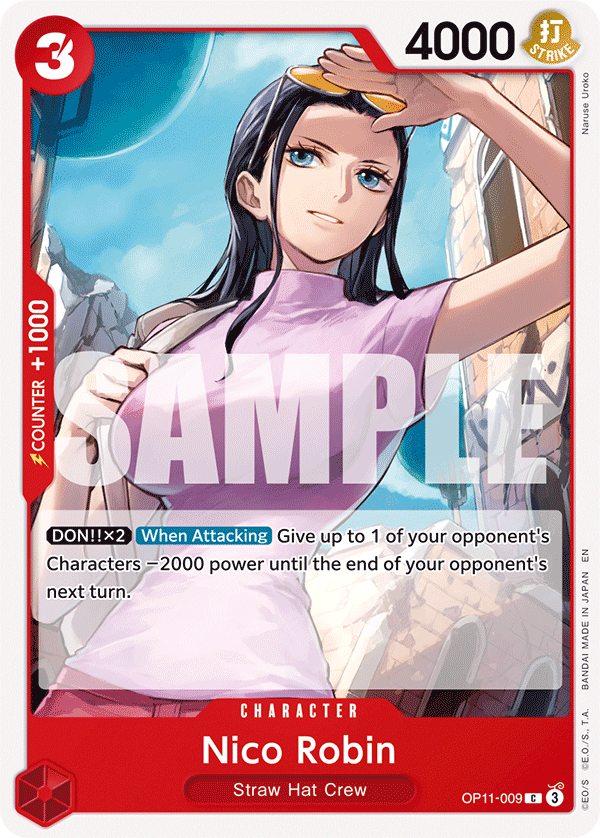 Nico Robin · A Fist of Divine Speed · カード番号OP11-009 · 英語 · 加工・状態は未確認