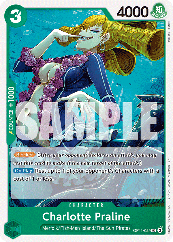 Charlotte Praline · A Fist of Divine Speed · カード番号OP11-029 · 英語 · 加工・状態は未確認