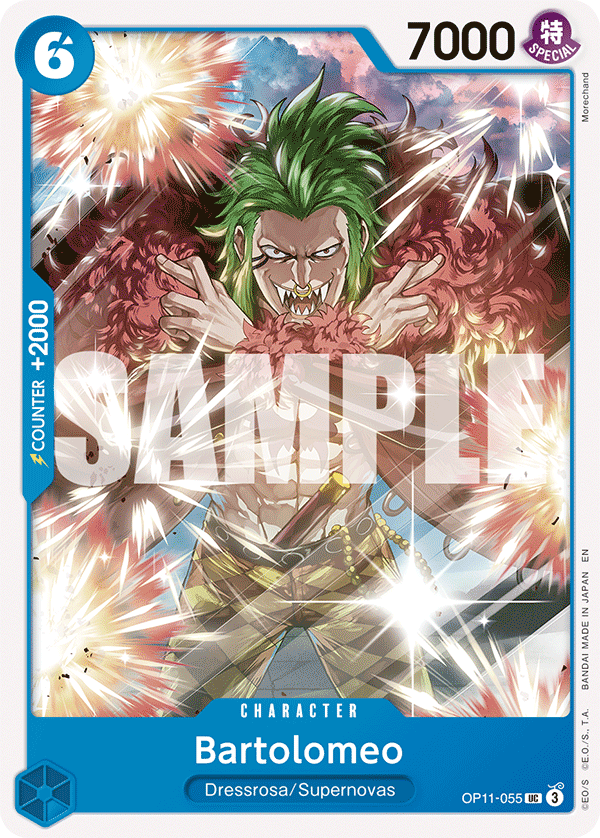 Bartolomeo · A Fist of Divine Speed · カード番号OP11-055 · 英語 · 加工・状態は未確認